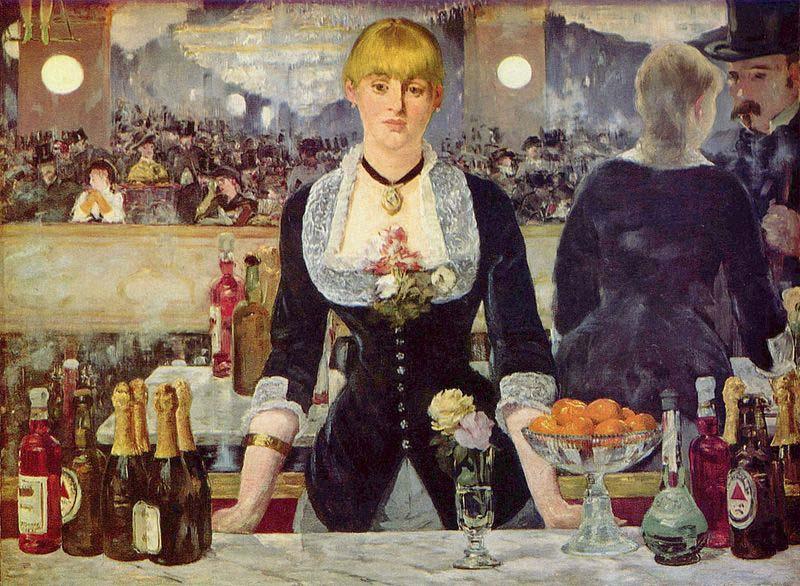 Edouard Manet Bar in den Folies-Bergere Sweden oil painting art